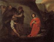 CAVALLINO, Bernardo Stoning of St.Stephen oil on canvas